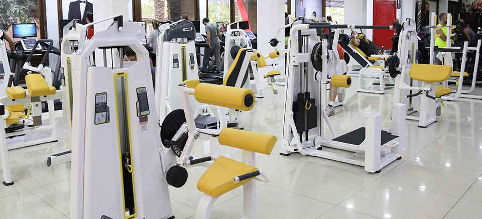 Goodlife Fitness training floor